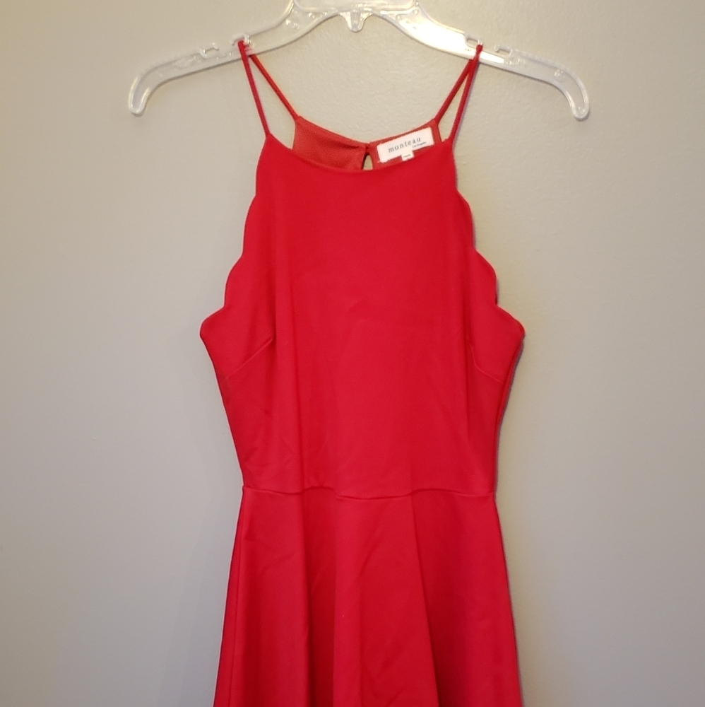 Monteau Los Angeles Red Dress Size Medium